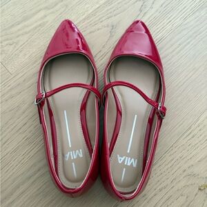 MIA Women's Red Patent Flats